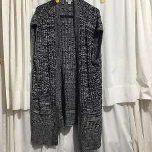 Grey sweater sleeveless